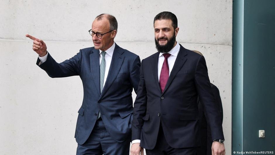 File photo: Chancellor Friedrich Merz welcomed Syrian President Ahmed al-Sharaa to Berlin at the end of March | Photo: Nadja Wohlleben/Reuters
