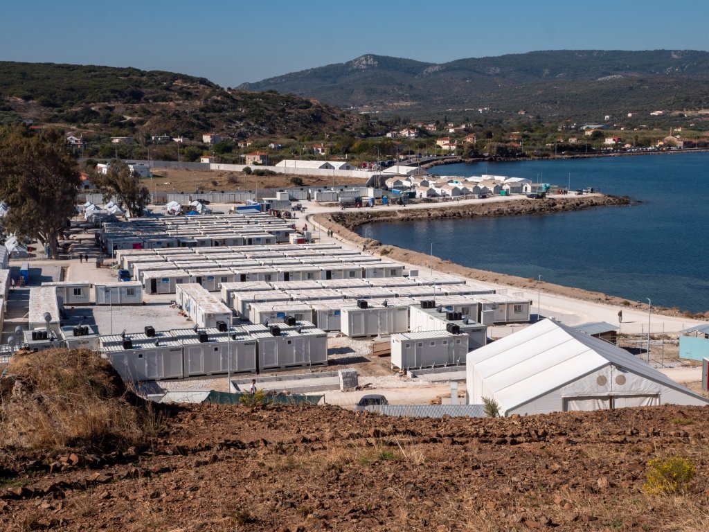 Les ONG dénoncent les conditions de vie dans le camp de Mavrovouni, à Lesbos. Crédit : Agence de l'Union européenne pour l'asile