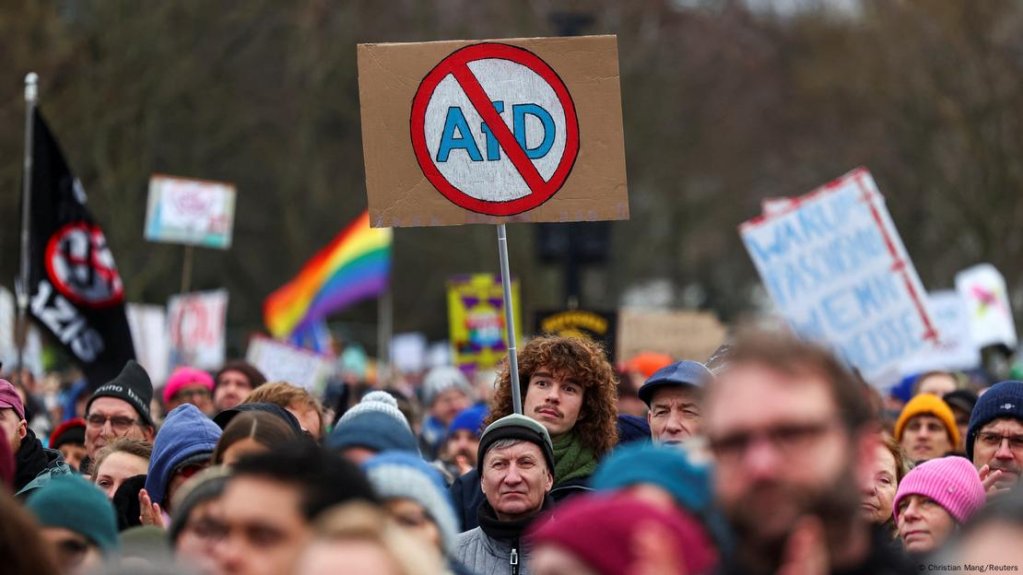 In recent weeks, hundreds of thousands have protested against the AfD in Germany | Photo: Christian Mang/Reuters