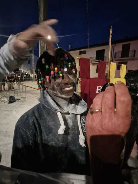 Triumphant smiles, Abdoulaye Bagagnan grins after claiming an historic victory in southern Italy | Photo: ANSA