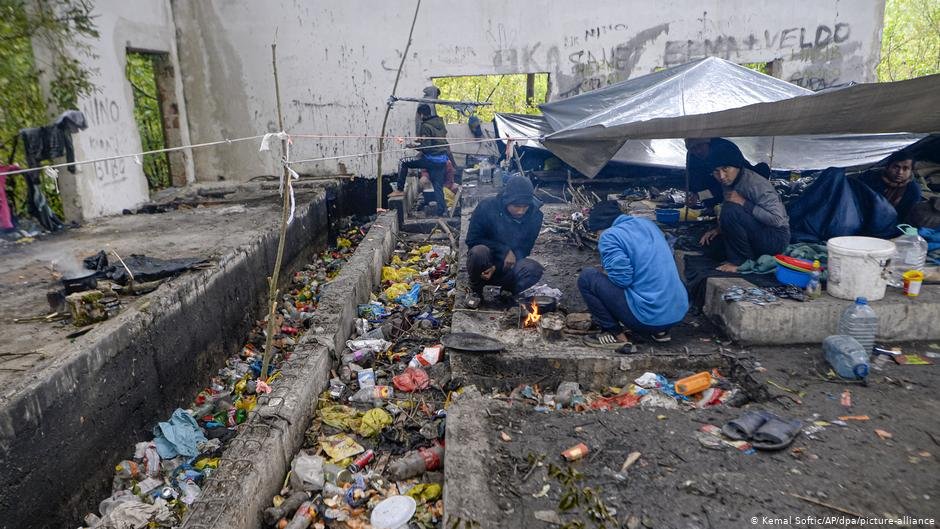 Migrants turned away by authorities have been forced to take shelter in forests near the Croatian border | Photo: Kemal Softic/Ap Photo/Picture-alliance