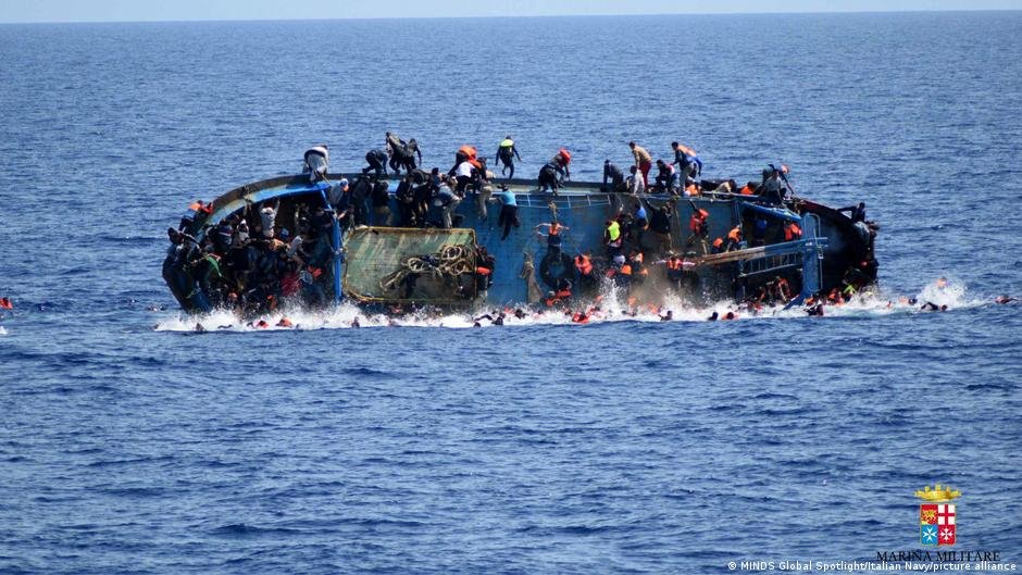 Time and time again, migrants are shipwrecked and drown in the Mediterranean trying to reach the EU | Photo: MINDS Global Spotlight/Italian Navy/picture alliance