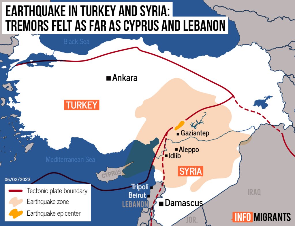 Earthquakes in Turkey and Syria also affect millions of displaced