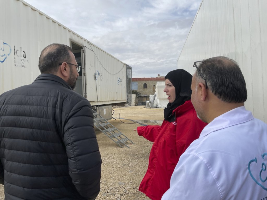 Malteser International Lena Schellhammer at a field hospital in Syria. 'What I have seen has shaken me' said the humanitarian worker | Photo: Malteser International Press office