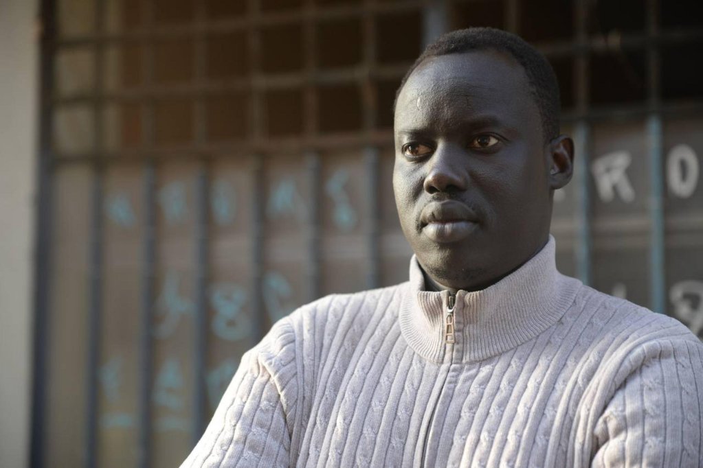 File photo: Lam Magok Biel Ruei, an alleged victim who witnessed the alleged torture committed by Libyan general Osama al Masri | Photo: Veronica Sauchelli / ANSA
