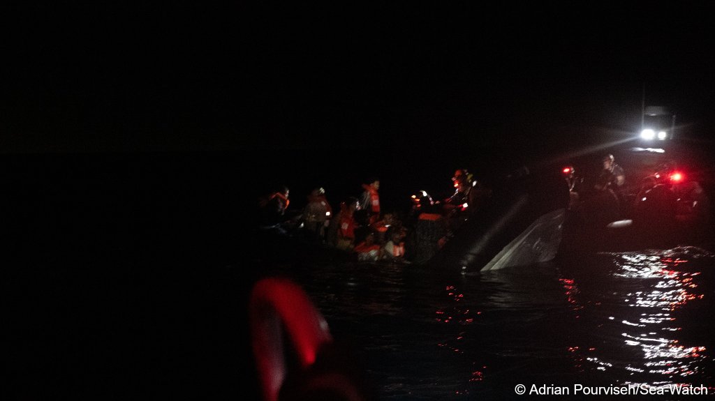 The crew of the Sea-Watch 5 responded to an  AlarmPhone alert and rescued 51 people, including one pregnant woman, from a sinking rubber boat | Photo: Adrian Pourviseh/Sea- Watch