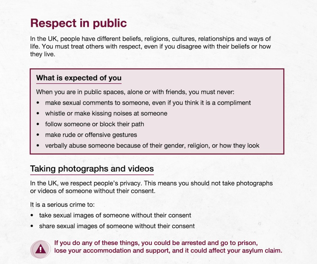 The nine-page booklet is intended to help newcomers navigate life in Britain | Photo: UK Home Office