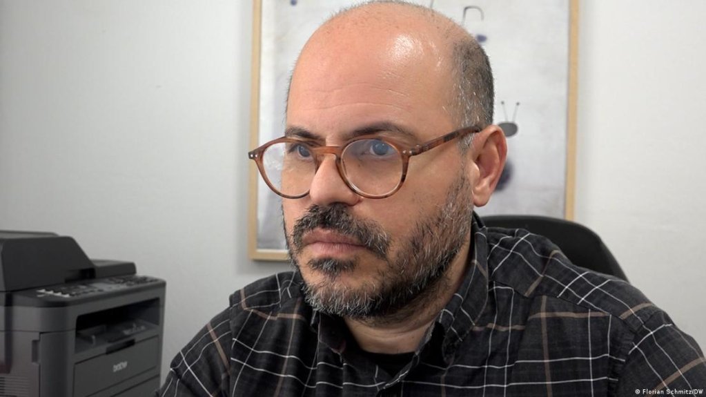 Lefteris Papagiannakis, du Conseil grec pour les réfugiés | Photo : Florian Schmitz / DW