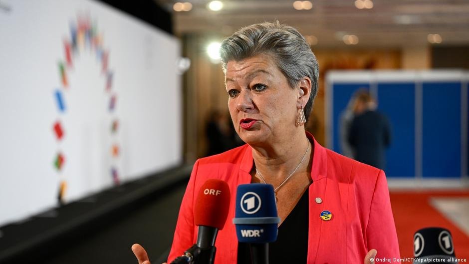 Ylva Johansson met with home affairs ministers from around the EU, plus Ukraine, on Monday | Photo: Ondrej Dmel/CTK/dpa/picture-alliance