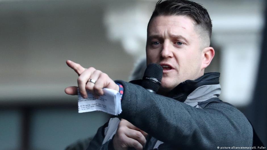 File photo: Tommy Robinson is a well-known influencer in the UK's far-right scene | Photo: picture-alliance/empics/G. Fuller