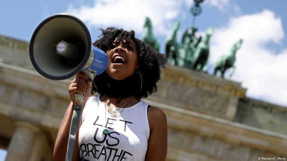 From file: An anti-racism protest in Berlin, Germany | Photo: Reuters/C.Mang