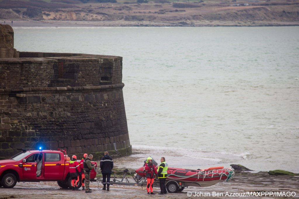 From file: French naval authorities respond after reports of a suspected person overboard in the English Channel, January 13, 2024 | Photo: Johan Ben Azzouz / MAXPPP/ Imago