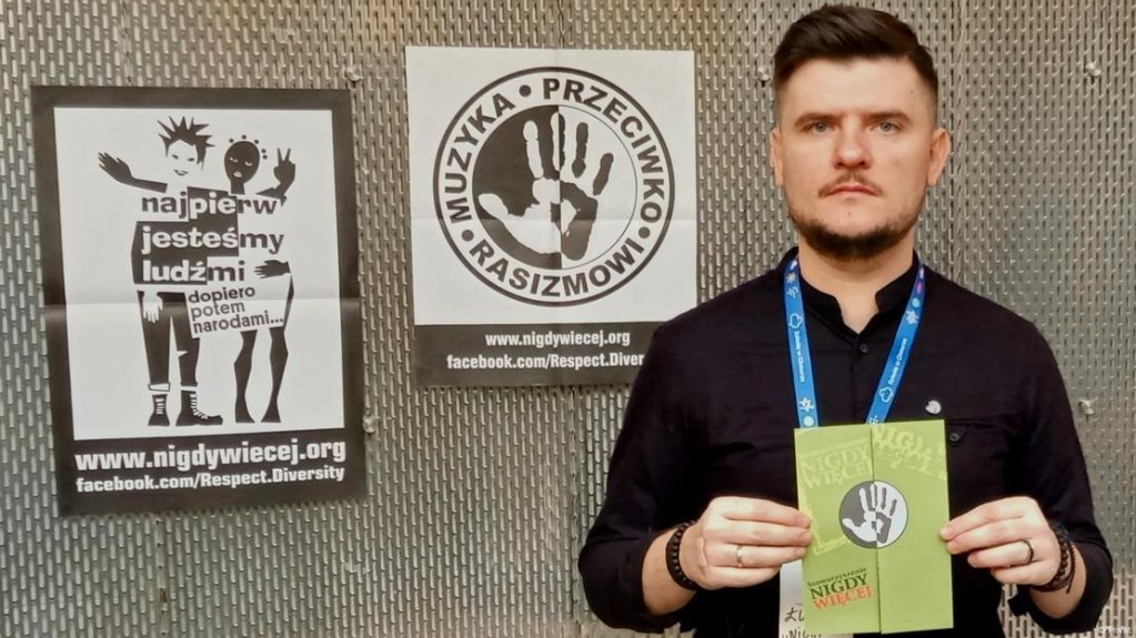 Lukasz Jakubowski works as an anti-discrimination coach for the association Never Again (Nigdy wiecej) in Warsaw | Photo: Private