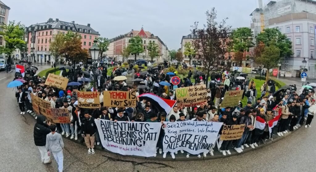 File photo: Around 600 Yemeni asylum seekers protest in Munich on September 14, 2024 | Photo: Bayerischer Flüchtlingsrat