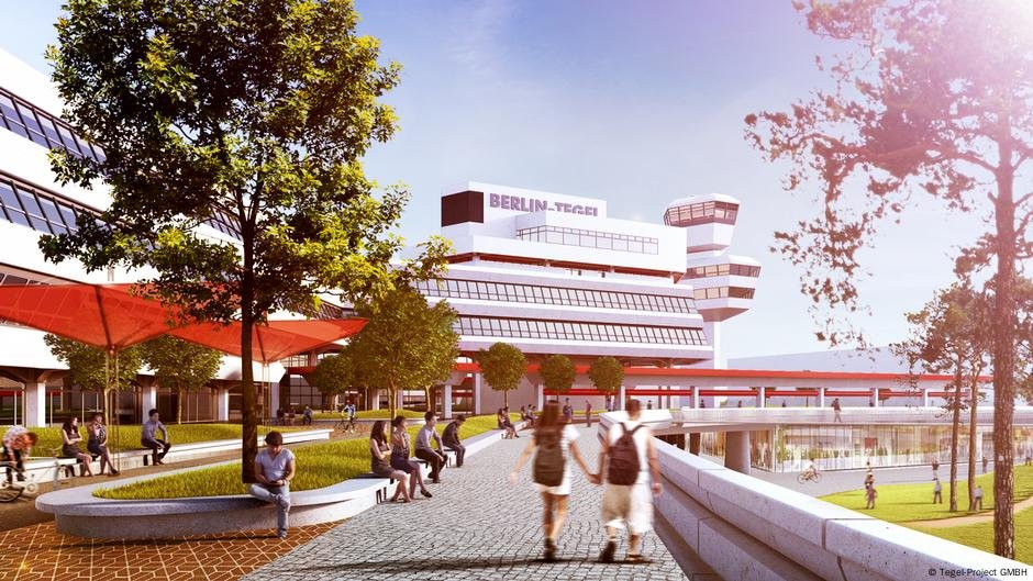 Before COVID-19 and the war on Ukraine, there were plans to turn Tegel into a multifunctional urban space for Berliners, which since have been abandoned | Photo: Tegel Projekt GMBH