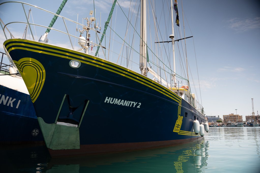 File photo: The SOS Humanity 2 was a former yacht converted into a rescue vessel in response to the severe lack of rescue capacity in the Central Mediterranean | Photo: Paula Gaess/SOS Humanity