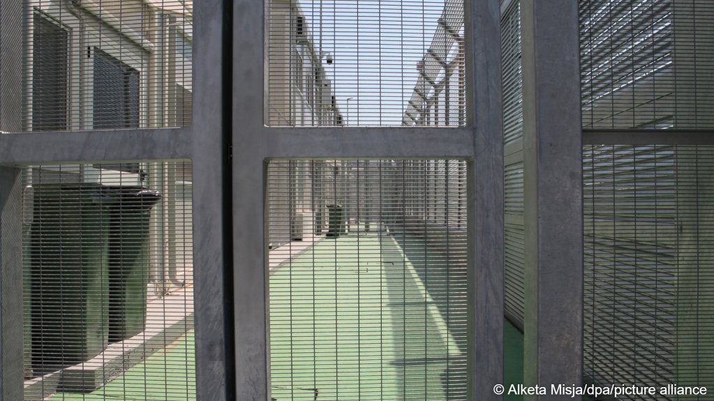 An Italian offshore detention facility in Shëngjin in the north of Albania | Photo: dpa