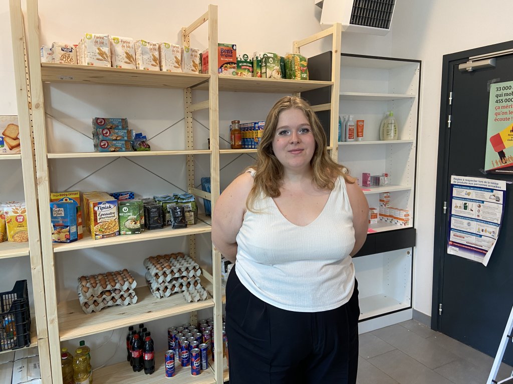 Maroussia Dhume is president of the Afges student association in Strasbourg | Photo: InfoMigrants