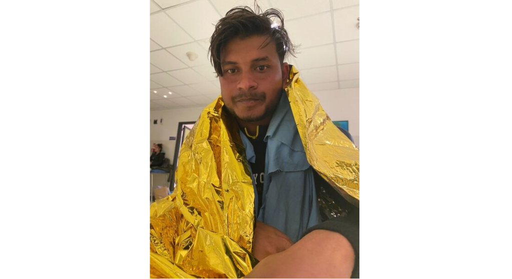 Siful from Bangladesh is one of 17 survivors of a shipwreck that took place on March 12 off Libya's coast | Photo: ANSA