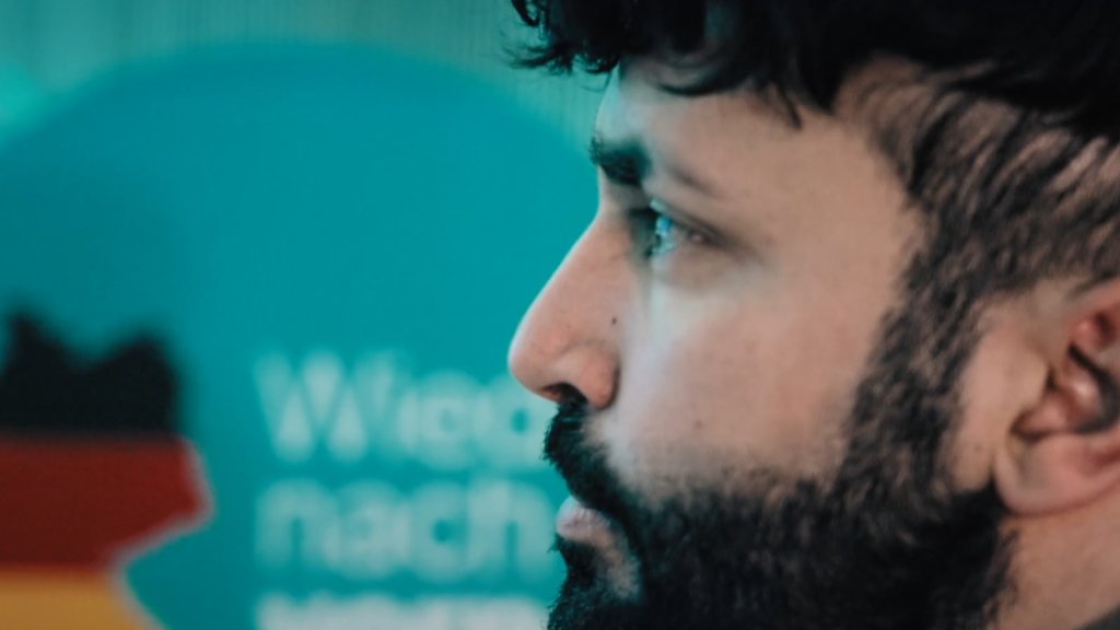 For Sulaiman Tadmory, the future is full of uncertainty -- be it in Syria or in Germany | Source: NDR/Panorama