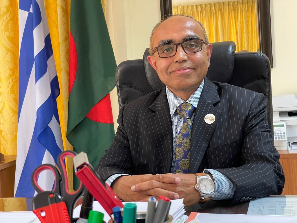 Ashud Ahmed, Bangladeshi ambassador in Athens, Greece | Photo: Arafatul Islam