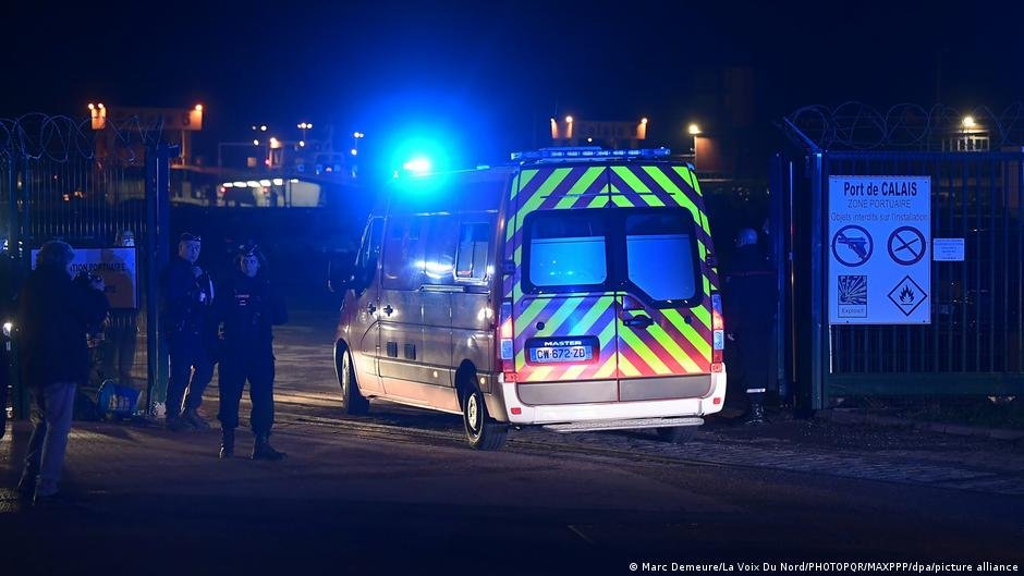 French Interior Minister Gerald Darmanin said 4 suspected smugglers were in custody. Photo: Marc Demeure/La Voix du Nord