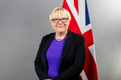 Britain's Minister for Border Security and Asylum, Dame Angela Eagle | Source: UK Home Office press office www.gov.uk