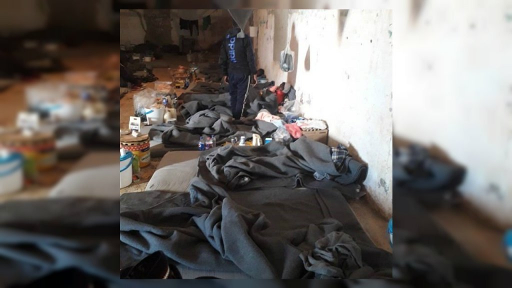 A migrant detention centre in Zintan, Libya | Photo: Screengrab / InfoMigrants