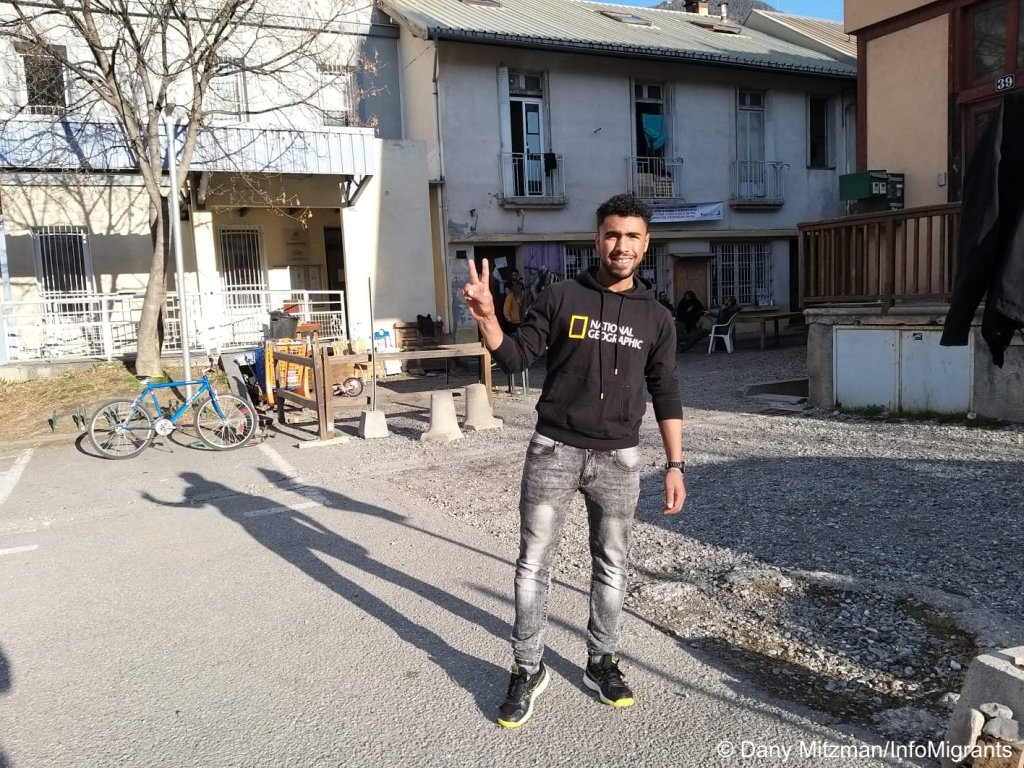 Ayoub is a young man from Morocco who managed to cross over 12 countries before arriving in France | Photo: Dany Mitzman / InfoMigrants