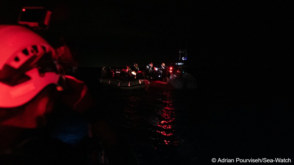Sea-Watch 5 conducted rescue operations in the Central Mediterranean on October 11, 2026. Many of the survivors were reported to have severe fuel burns | Photo: Adrian Pourviseh / Sea-Watch
