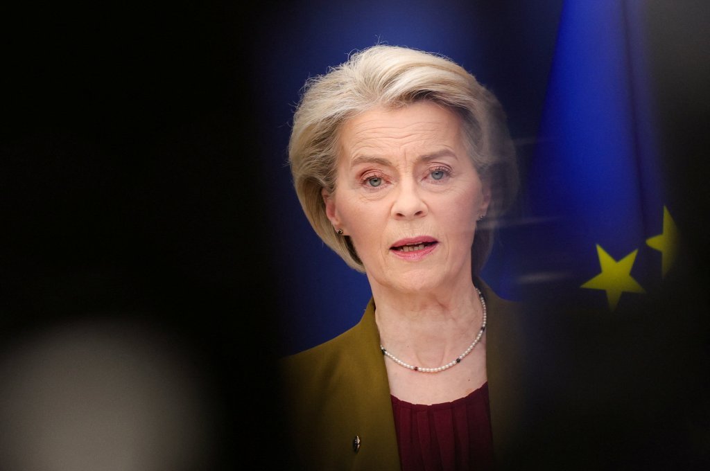 European Commission president, Ursula von der Leyen, says Europeans should get to decide who comes to the EU and under what circumstances | Photo : Yves Herman / Reuters