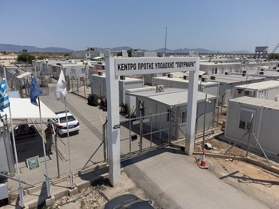 A picture of some of the facilities at Pournara reception center in Cyprus | Source: Cypriot Ministry of Interior press release