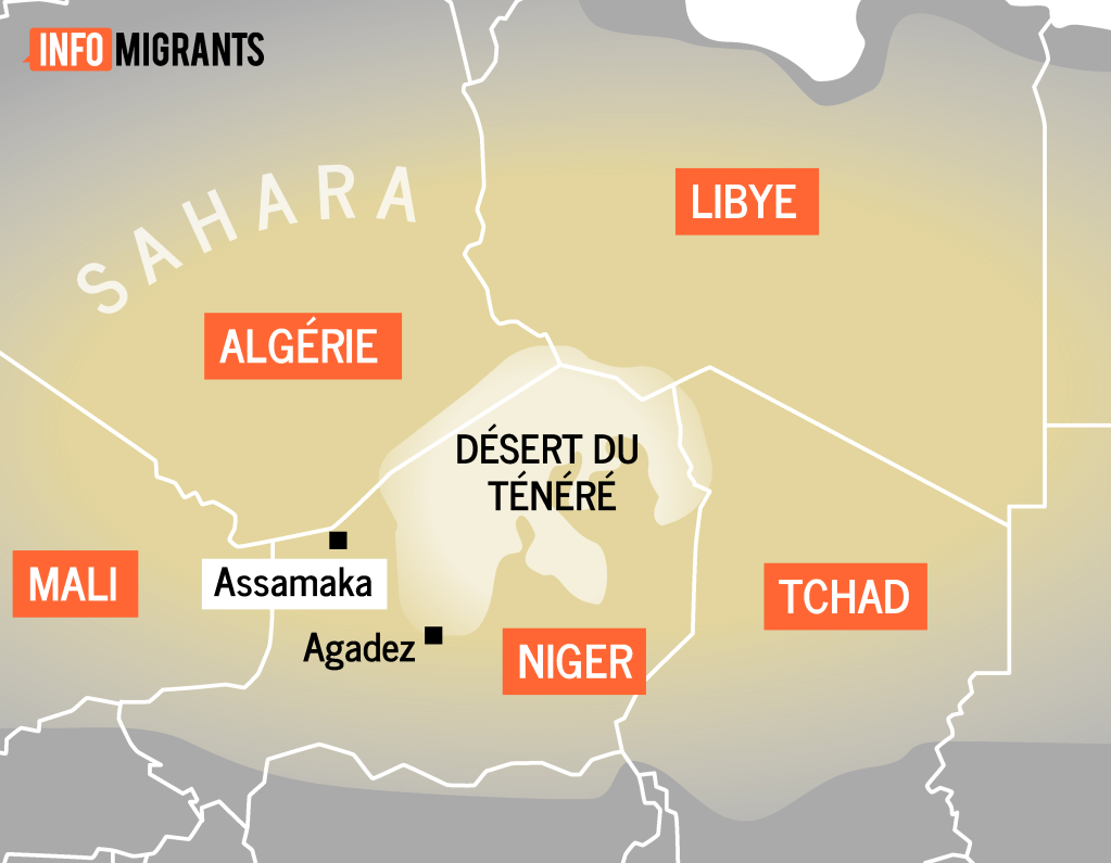 Assamaka est la première ville nigérienne à la frontière avec l'Algérie. Crédit : InfoMigrants
