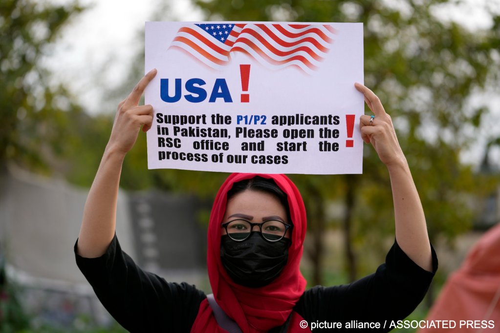 File photo: Afghans in Pakistan already began protesting in 2023, when US admissions programs were slow to process their claims, things have got even worse over the last year for many | Photo: Rahmat Gul / picture alliance / Associated Press