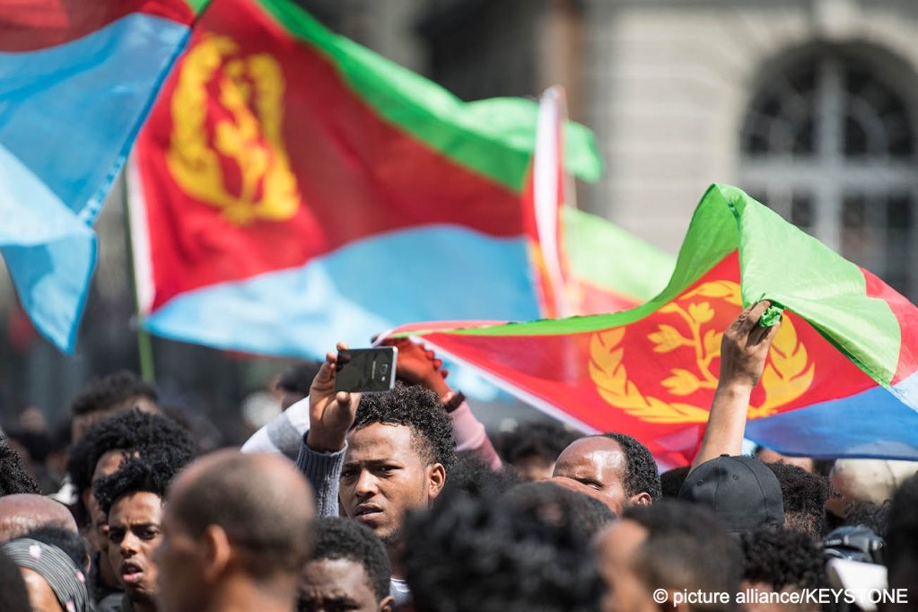 File photo: Eritrean migrants and supporters at a protest in Bern, Switzerland, calling for a humane refugee policy | Photo: Peter Schneider / picture alliance