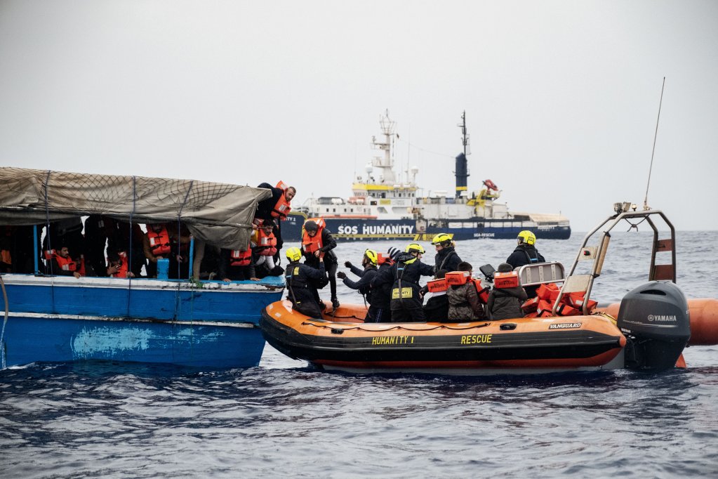 File photo: Crews working with SOS Humanity rescue migrants from the central Mediterranean in 2023 | Photo: Max Hirzel / SOS Humanity press office