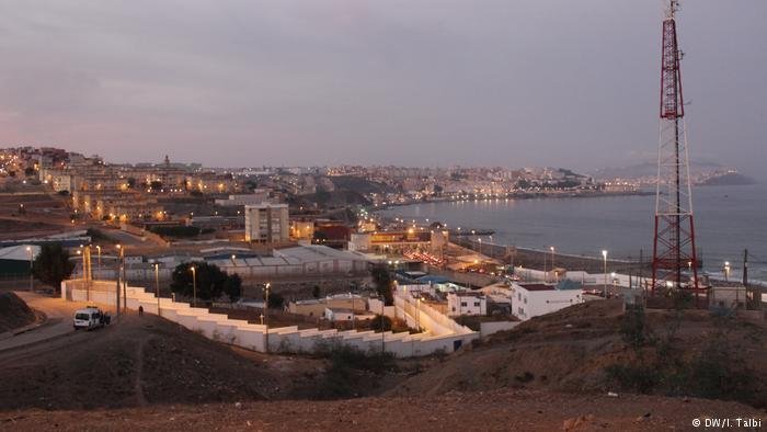 L'enclave espagnole de Ceuta. Crédit : DW