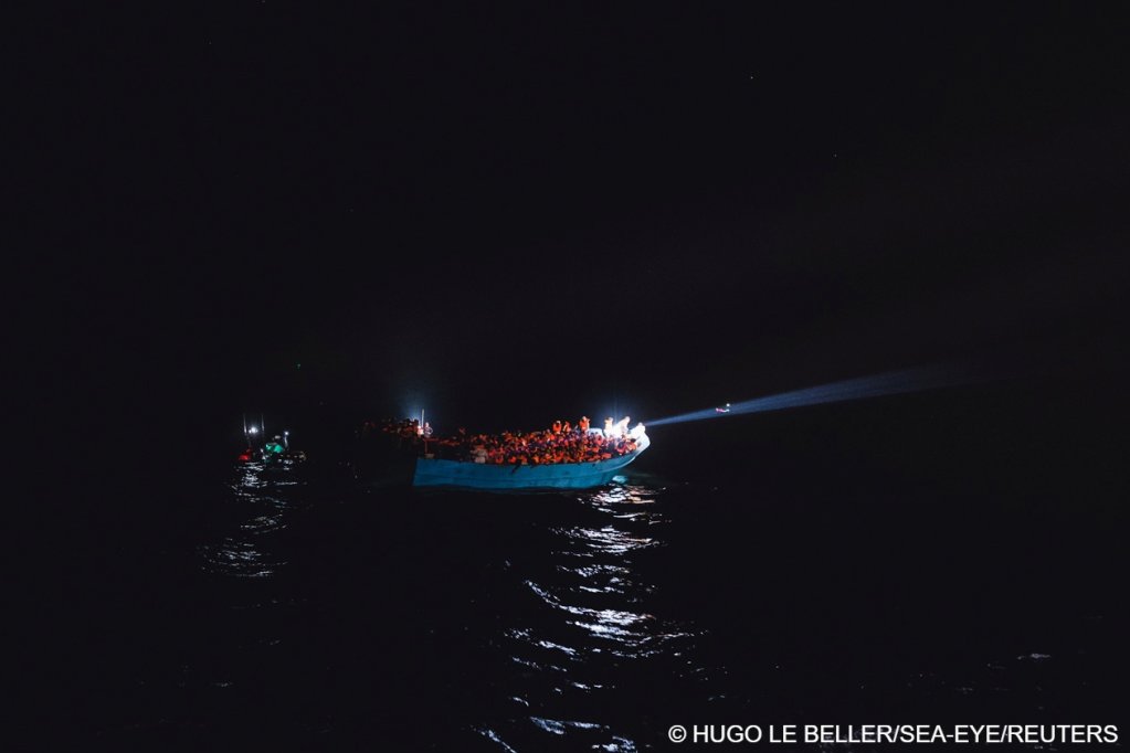 Hundreds of migrants have been rescued in the first week of November 2021 | Photo:  Hugo Le Beller/Sea-Eye/REUTERS 