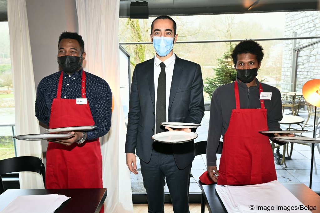 Sammy Mahdi pictured during the presentation of the asylum seeker training on January 13, 2022 | Photo: Imago