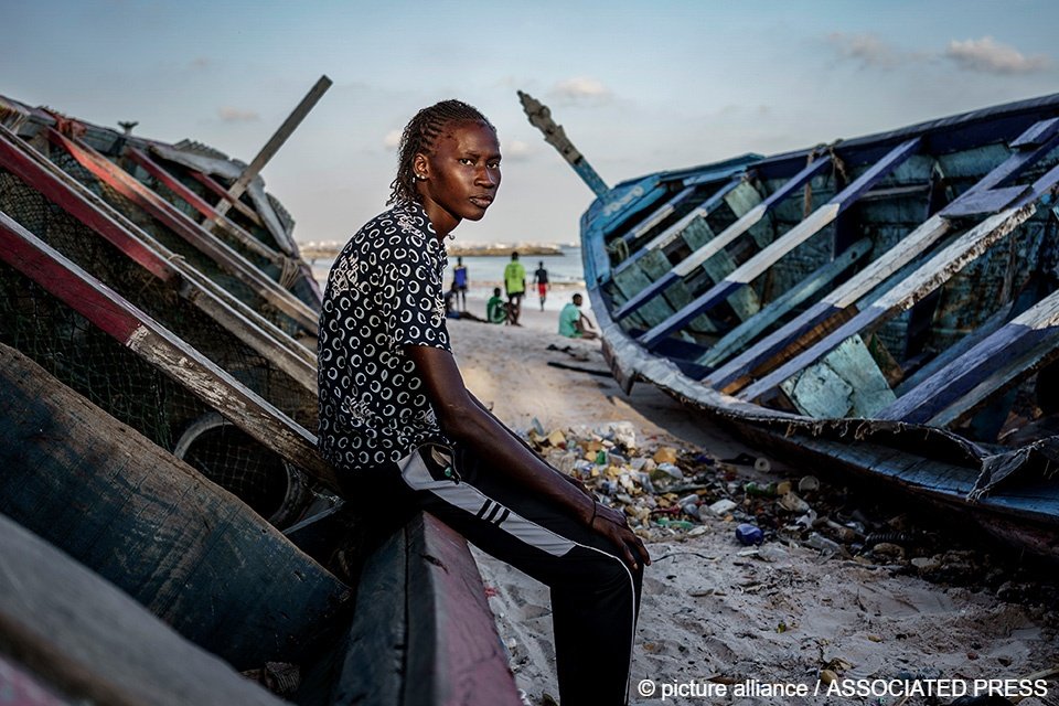 File photo used as illustration: Many young people, like Salamba Ndiaye, a 28- year- old attempt to cross the Atlantic towards the Canary Islands. Ndiaye has tried twice, but failed both times | Photo: Annika Hammerschlag / AP Photo