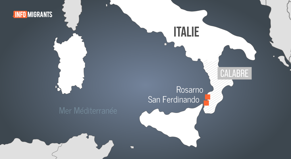 The region of Calabria is located on the tip of Italy's boot | Credit: InfoMigrants