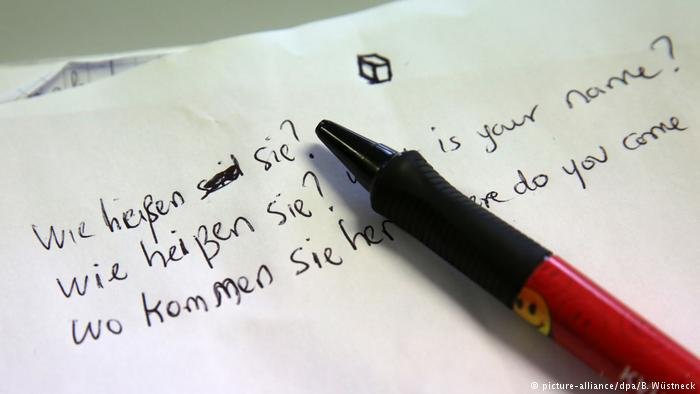 A knowledge in German is an important element in integration