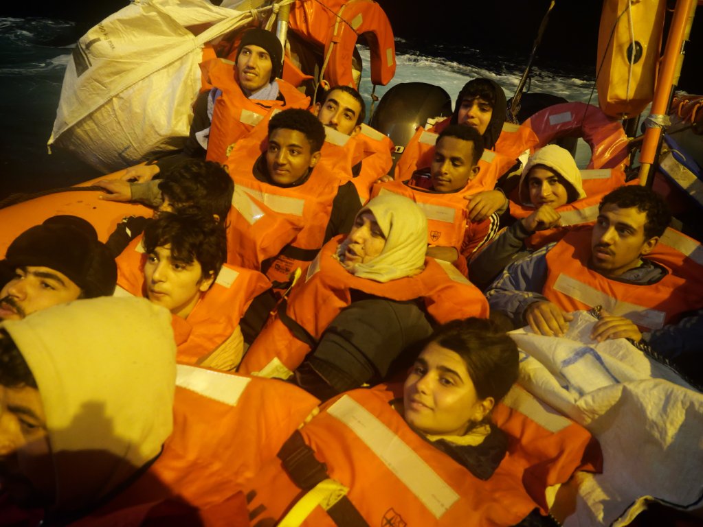 Women constituted only four percent of irregular migrant arrivals in Italy from Libya in 2023, according to UNHCR  | Central Mediterranean Sea rescue February, 2024 | Photo: Sou-Jie van Brunnersum
