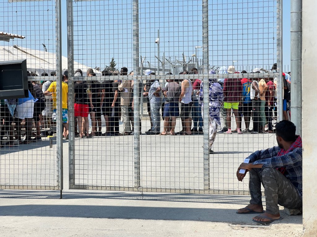 Many migrants and asylum seekers who arrive in Cyprus are first housed in the Pounara camp in the center of the island, not far from the capital Nicosia | Photo: Anupam Deb Kanunjna