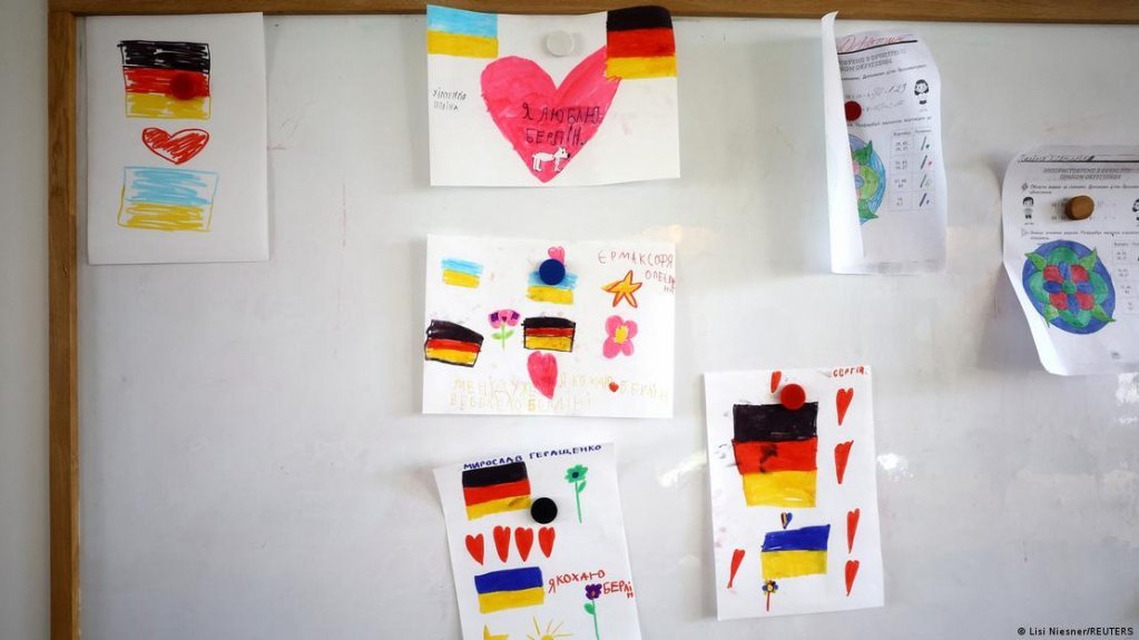 Plus de 200 000 élèves ukrainiens ont déjà rejoint les écoles allemandes. Crédit : Lisi Niesner/REUTERS
