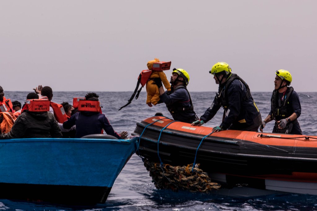 File photo: SOS Humanity’s vessel, Humanity 1, during a sea rescue operation. SOS Humanity is one of the aid organizations affected by budget cuts | Picture: Pietro Bertora/SOS Humanity