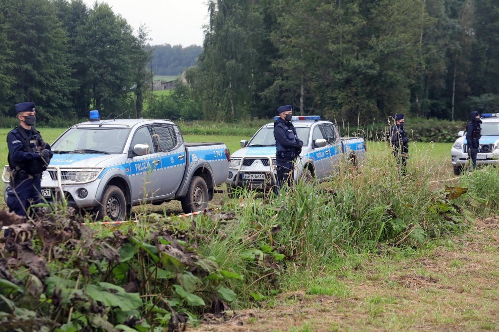 La police polonaise a renforcé sa surveillance de la frontière avec la Biélorussie. Crédit : EPA