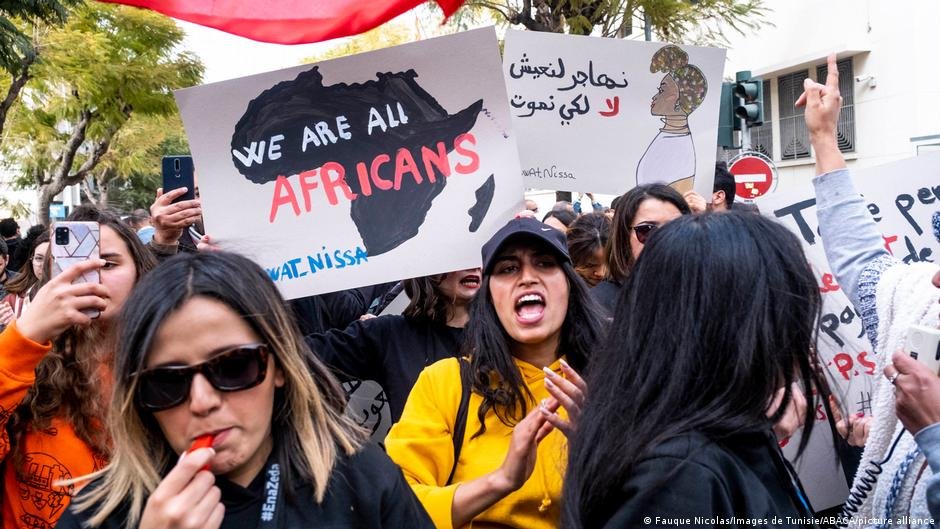 From file: Hundreds of ordinary Tunisians protested against racism in the last few months in the capital, Tunis but the protests come in the face of reports of rising attacks on sub-Saharan Africans in the country | Photo: Fauque Nicolas/Images de Tunisie/ABACA/picture alliance
