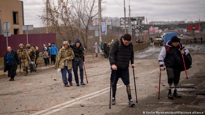 میلیون ها نفر به شمول افراد دارای معلولیت تاکنون از اوکرایین فرار کرده اند