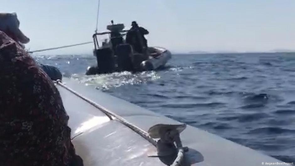 Image from an alleged maritime pushback incident in the Aegean Sea | Photo: Aegean Boat Report